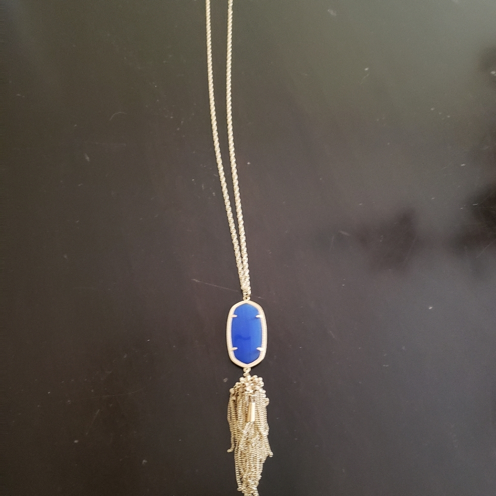Kendra Scott Rayne Long Pendant Necklace In Gold